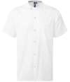 PR904 Premier Recyclight® Short Sleeve Chef's Shirt White colour image